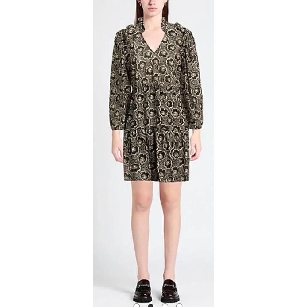 BA&SH Gracie Short Ruffle Floral Print Dress NWT Size 2
